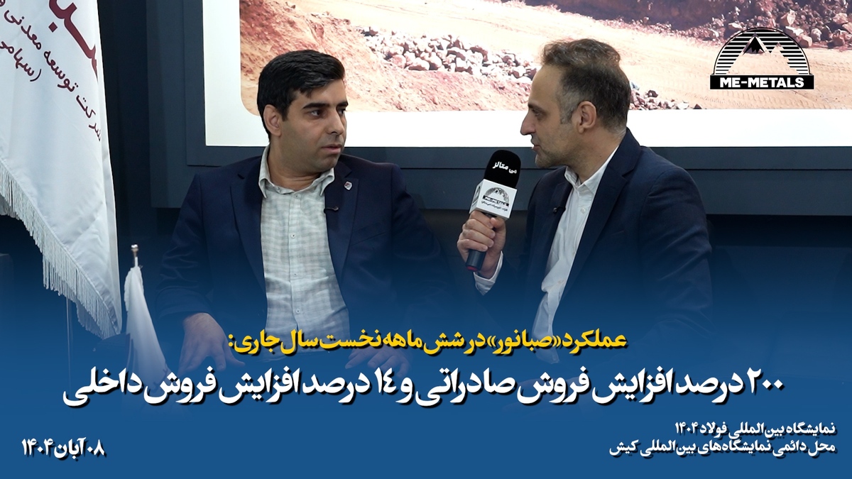 عملکرد «صبانور» در شش ماهه نخست سال جاری: ۲۰۰ درصد افزایش فروش صادراتی و ۱۴ درصد افزایش فروش داخلی