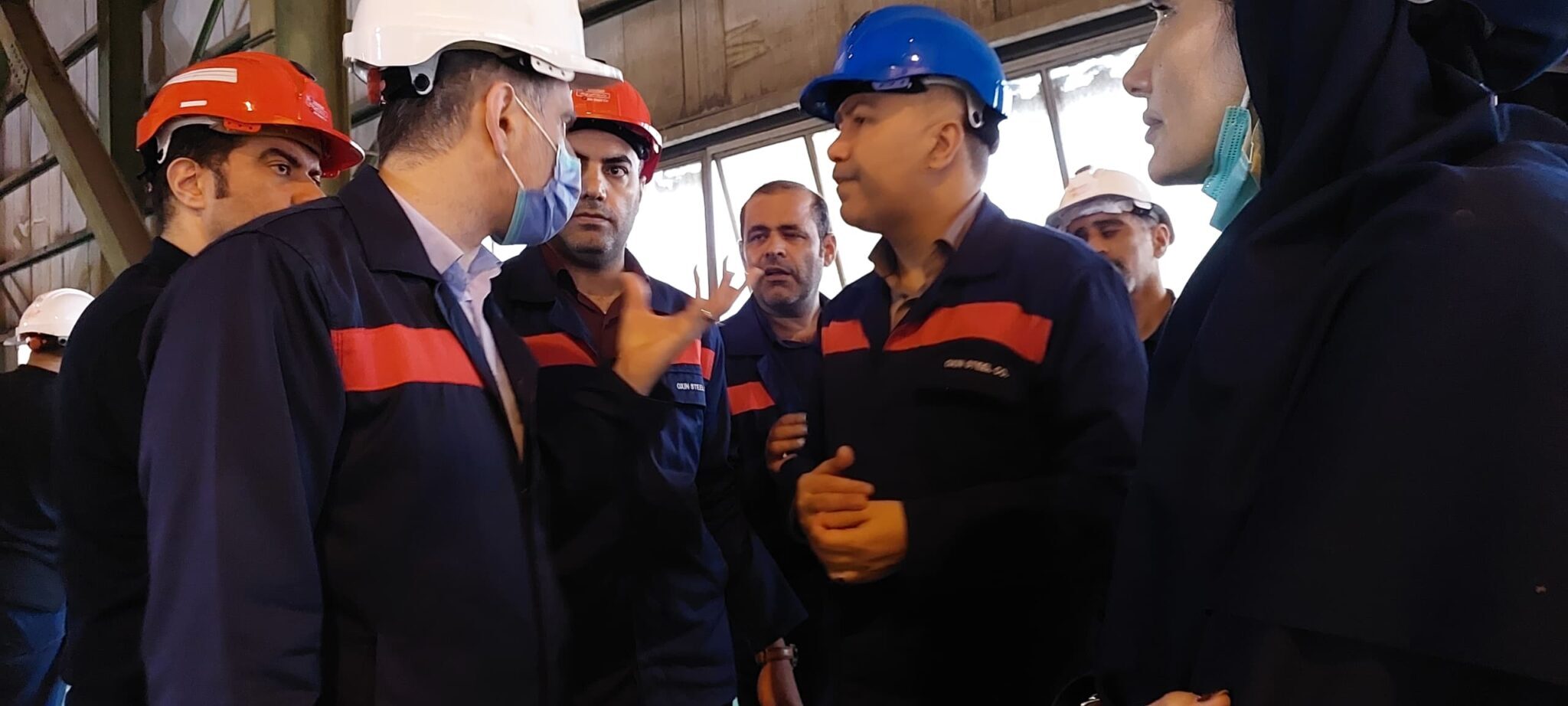 گشت VIP در شرکت فولاد اکسین خوزستان برگزار شد گشت VIP در شرکت فولاد اکسین خوزستان برگزار شد