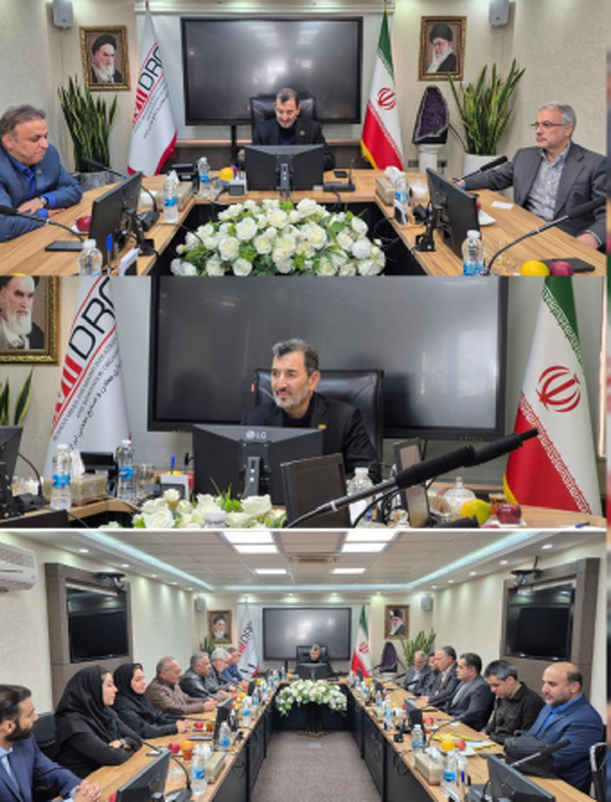 دیدار رییس سازمان نظام مهندسی معدن ایران با معاون وزیر و رئیس هیأت عامل ایمیدرو