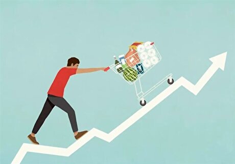 معیشت زیر بار تورم/ تورم نقطه‌به‌نقطه خوراکی‌ها در ۴ ماه از ۴۷ به ۶۴ درصد رسید