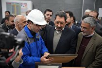بازدید وزیر صمت از واحد تولیدی مس در شهرک صنعتی راوند