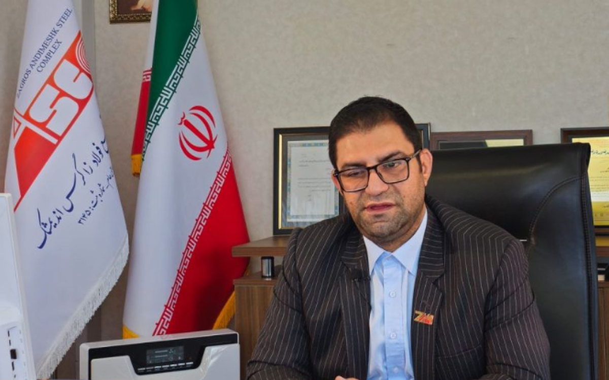 تولید فولاد‌های آلیاژی و لوله‌های بدون درز را هدف‌گذاری کرده‌ایم/ کاهش چشمگیر مصرف آب در فولاد زاگرس اندیمشک