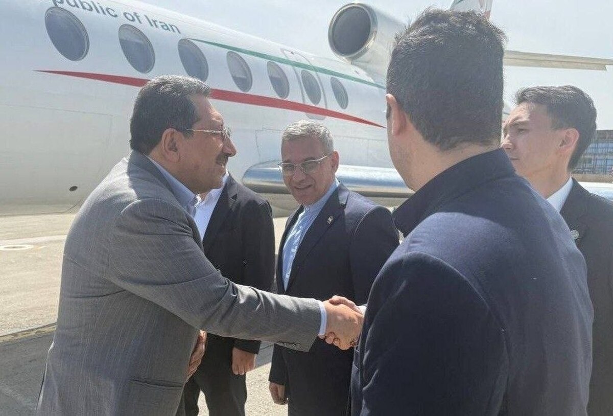 وزیر صنعت، معدن و تجارت وارد قرقیزستان شد