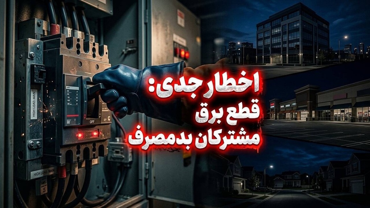 برق مشترکان اداری، تجاری و خانگی پرمصرف بدون تشریفات قطع می‌شود