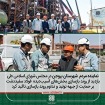 قدردانی نماینده مردم شهرستان بروجن در مجلس شورای اسلامی از روند بازسازی و جبهه تولید