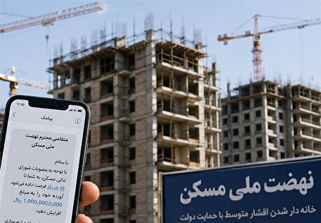ارسال پیامک جدید به خبرنگاران متقاضی نهضت ملی مسکن